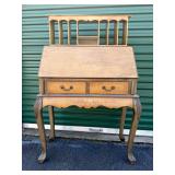 secretary desk with top piece