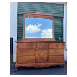 9 drawer dresser with mirror