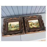 small canvas in frame