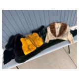 Designer Outerwear Assortment Featuring Adrienne Landau Silk and Norwegian Fox