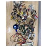 Eclectic Assortment Of Mixed Costumes And Jewelry Pieces
