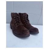 Sam Edelman Brown Suede Lace-Up Ankle Boots - no size