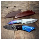 Electric Edge – Pair of Fixed Blade Knives with Sheaths