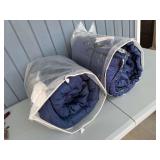pair of sleeping bags