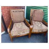 Pair of upholstered chairs