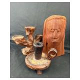 Hand Carved Wooden Decor