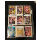 Sheet of NBA Cards   (9 cards)