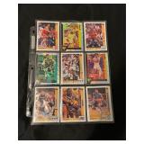 Sheet of NBA Cards   (9 cards)