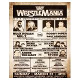 WrestleMania 1 Poster Reprint