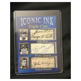 Iconic Ink     Triple Cuts  Ruth Mantle Wagner