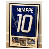 Kylian Mbappe New France 2026 Framed Jersey