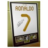 Cristiano Ronaldo Real Madrid Jersey Framed
