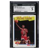 1991 Hoops Michael Jordan #317 CGC 5 EX