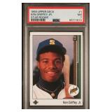 1989 Upper Deck Ken Griffey Jr. Rookie Card PSA