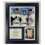 Yogi Berra,Mickey Mantle,Roger Maris Photo Collage