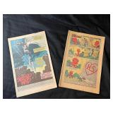 2 Unknow Comics  Missing Covers