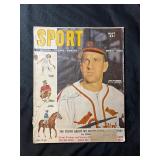 Sport Magazine May 1949  Enos Slaughter Signed