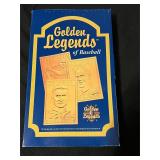 24k Gold Plated Cards (2) w/ COA