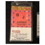 1999 Nascar Winston Cup Garage Pass