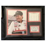 Dale Earnhardt Framed Photo Plaque