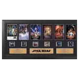Star Wars 1-6 Film Cells  w / COA