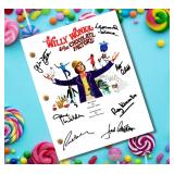 Willy Wonka Movie Script Autographed    Reprint