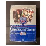 Super Bowk XXV Silver Anny Commemorative Card Set