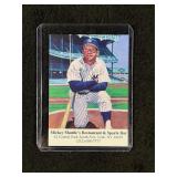 Mantle Restaurant & Sports Bar Promo Card REPRINT