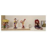 Ceramic Figurines, Bud Vase,  Raggedy Andy Doll &