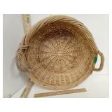 Large Woven Basket with Handles