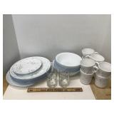 Corelle English Meadow Platter, Dinner Plates