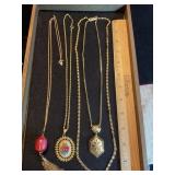 Sarah Coventry & Other Gold Tone Necklaces