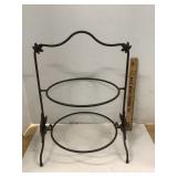 Longaberger Wrought Iron Two-Tier Pie Server