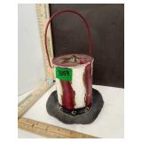 Metal Uncle Sam Top Hat Candle Holder