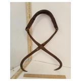 Leather Handle Ice Tongs