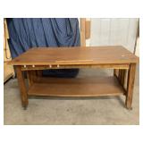 Mission Style Coffee Table W 42ï¿½ x H 20ï¿½ x D 24ï¿½