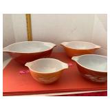Pyrex Autumn Harvest Nesting Bowls 4