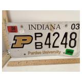 Indiana Purdue University License Plate 03
