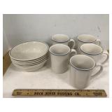 Corelle ï¿½First of Springï¿½ Bowls (6), Mugs (5)