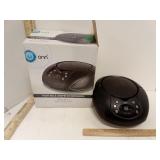 One Portable AM/FM CD BOOMBOX In box Electric  &
