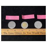 Vatican City 100 Lira & Italy 500 Lira & 100 L