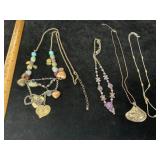 Mixed Metal & Beads Necklaces 4