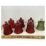 Homeco Red & Green Diamond Point Votive