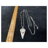 Henri Bendel Silver Tone Two Tone Clear Stone