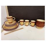 Home Trends Desert Morning Pattern Dinner Plates