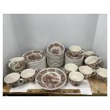 Fair Winds Historic Scenes Salad Plates (2),