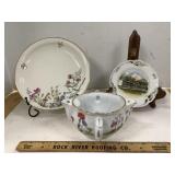 Franconia Plate, NY Souvenir Plate & Lourioux ï¿½Le