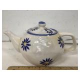 Blue Flower Porcelain Teapot