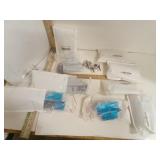 Blue & Silver Anodized Metal Radiator mounts or