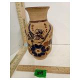 Mexican Art Hand Painted Pottery Jar/Vase